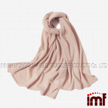 Bufanda de punto suave y cálida de invierno estupendo de cachemira pura 100% para mujer